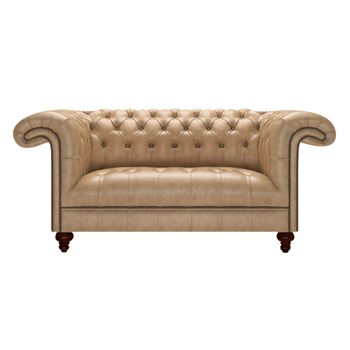 Nelson 2 Sits Chesterfield Soffa Old English Parchment