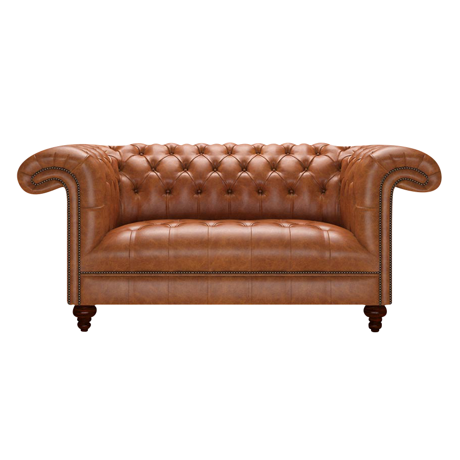 Nelson 2 Sits Chesterfield Soffa Old English Saddle