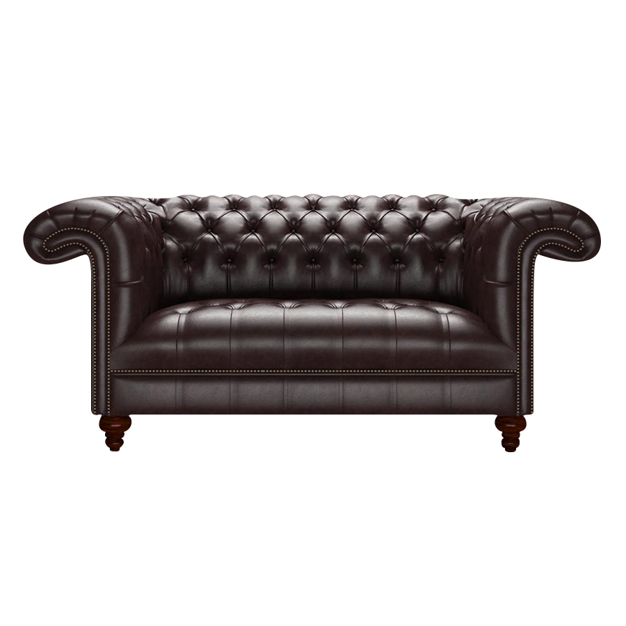 Nelson 2 Sits Chesterfield Soffa Old English Smoke