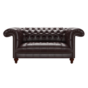Nelson 2 Sits Chesterfield Soffa Old English Smoke