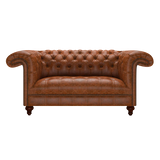 Nelson 2 Sits Chesterfield Soffa Tudor Chestnut