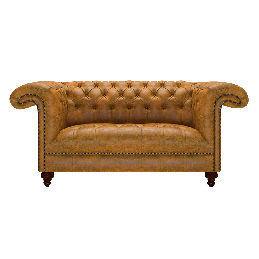 Nelson 2 Sits Chesterfield Soffa Tudor Mustard