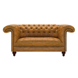 Nelson 2 Sits Chesterfield Soffa Tudor Mustard