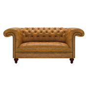 Nelson 2 Sits Chesterfield Soffa Tudor Mustard