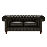 Raleigh 2 Sits Chesterfield Soffa Antique Olive