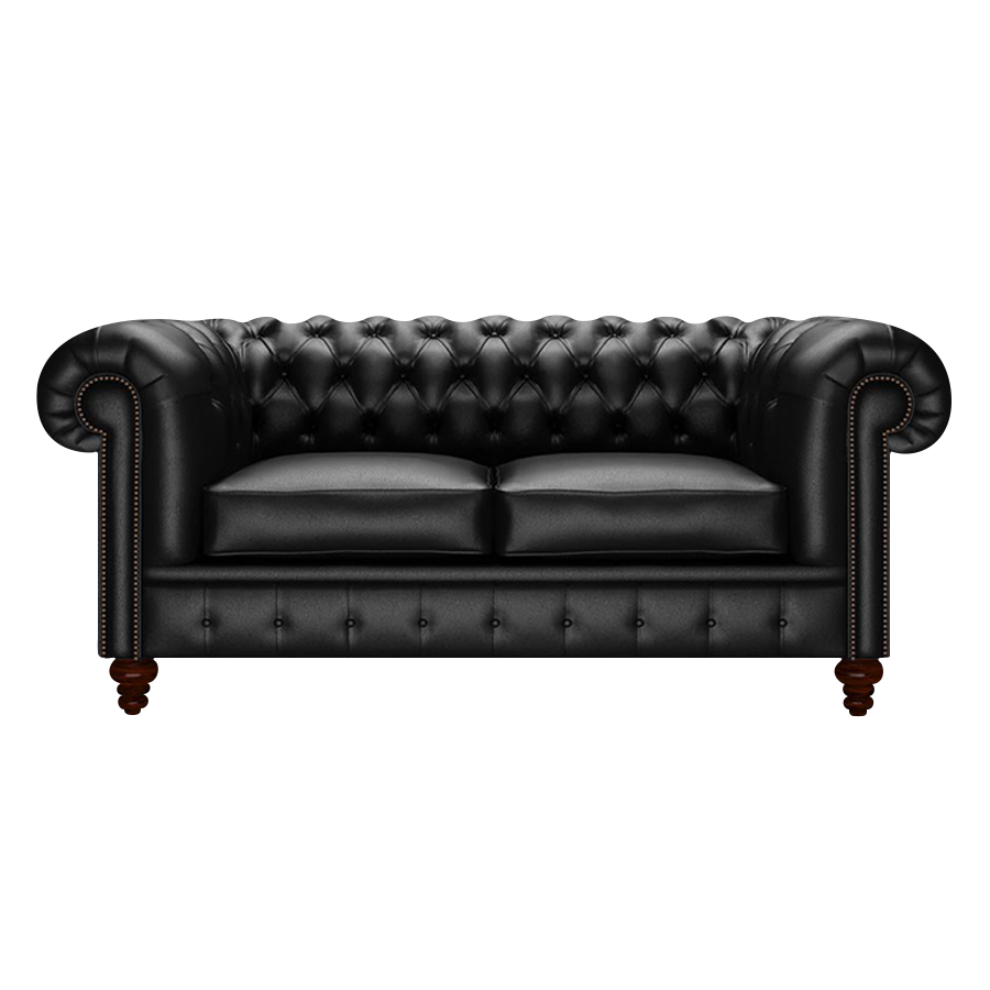 Raleigh 2 Sits Chesterfield Soffa Birch Black