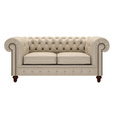 Raleigh 2 Sits Chesterfield Soffa Birch Blush Beige