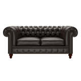 Raleigh 2 Sits Chesterfield Soffa Birch Brown