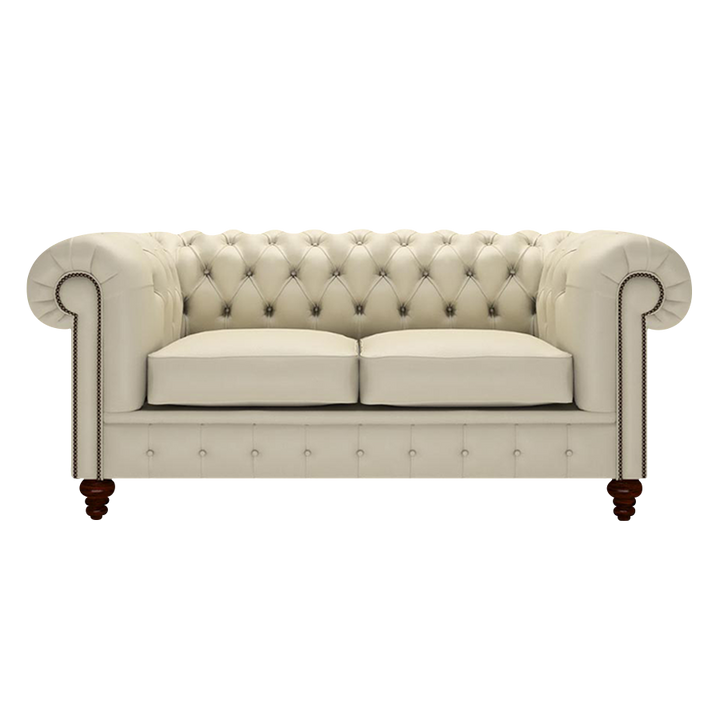 Raleigh 2 Sits Chesterfield Soffa Birch Ivory