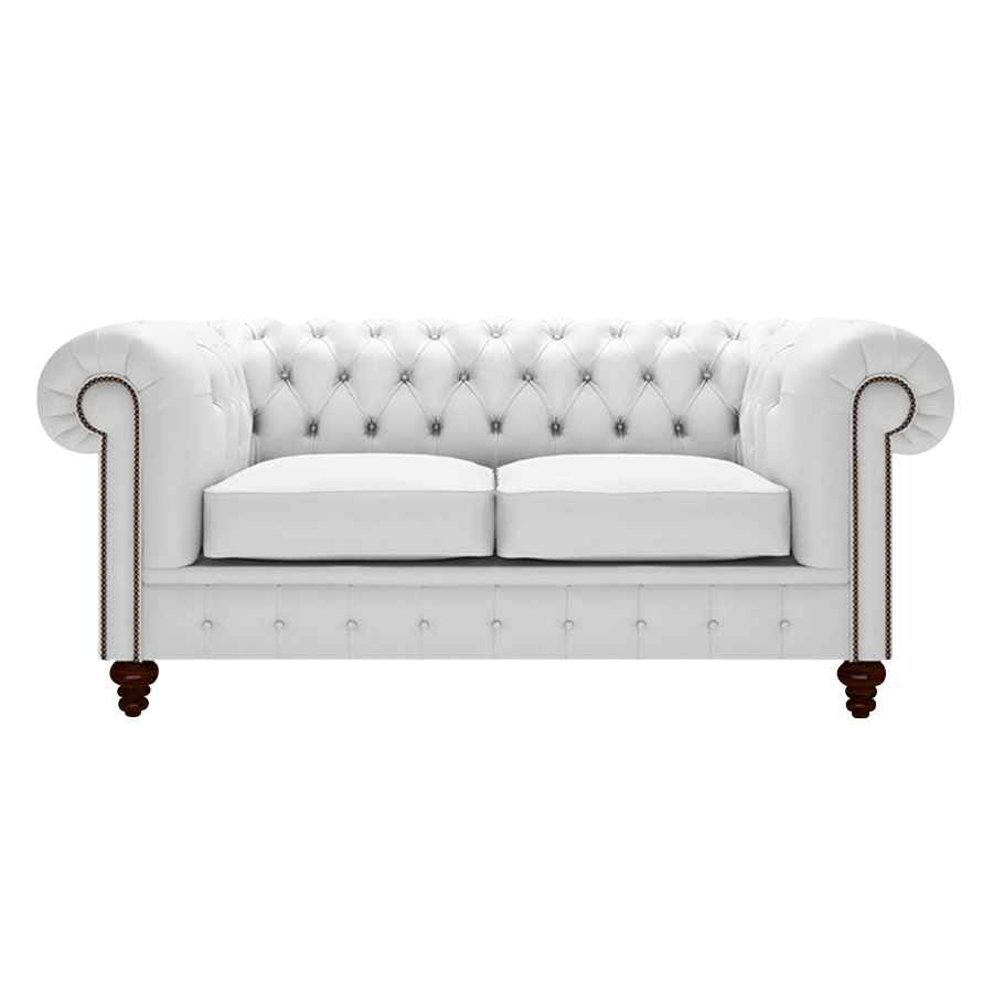 Raleigh 2 Sits Chesterfield Soffa Birch White
