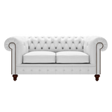 Raleigh 2 Sits Chesterfield Soffa Birch White