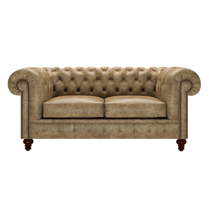 Raleigh 2 Sits Chesterfield Soffa Etna Beige