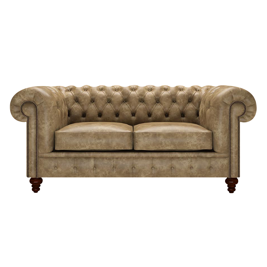Raleigh 2 Sits Chesterfield Soffa Etna Beige