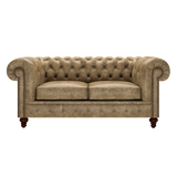 Raleigh 2 Sits Chesterfield Soffa Etna Beige