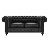 Raleigh 2 Sits Chesterfield Soffa Etna Black