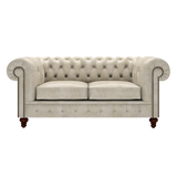 Raleigh 2 Sits Chesterfield Soffa Etna Cream