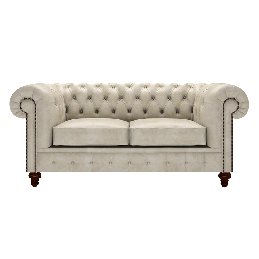 Ladda upp bild till gallerivisning, Raleigh 2 Sits Chesterfield Soffa Etna Cream
