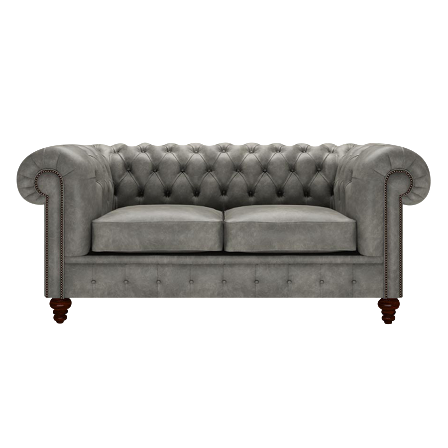 Raleigh 2 Sits Chesterfield Soffa Etna Grey