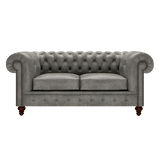 Raleigh 2 Sits Chesterfield Soffa Etna Grey