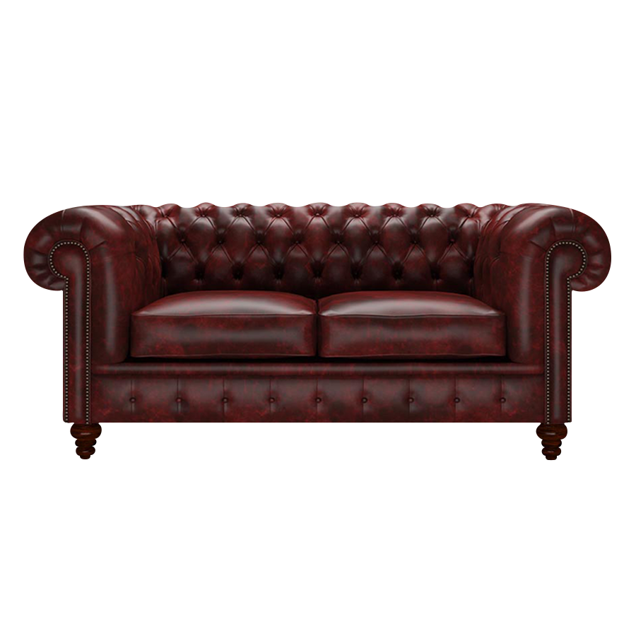 Raleigh 2 Sits Chesterfield Soffa Etna Red