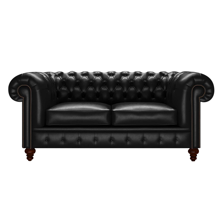 Raleigh 2 Sits Chesterfield Soffa Old English Black