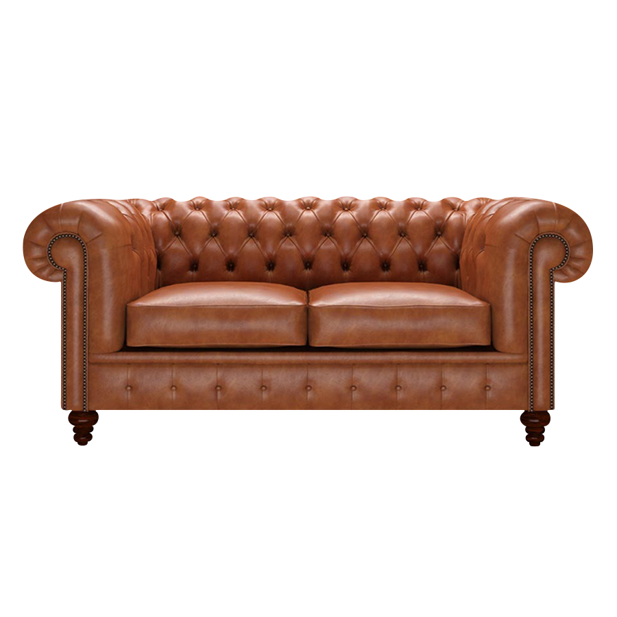 Raleigh 2 Sits Chesterfield Soffa Old English Bruciato
