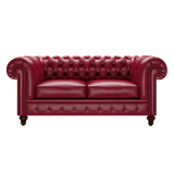 Raleigh 2 Sits Chesterfield Soffa Old English Gamay
