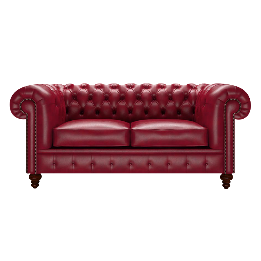 Ladda upp bild till gallerivisning, Raleigh 2 Sits Chesterfield Soffa Old English Gamay
