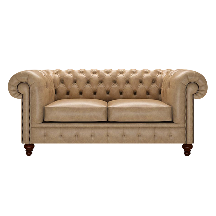 Raleigh 2 Sits Chesterfield Soffa Old English Parchment