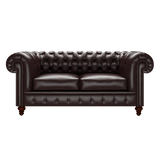 Raleigh 2 Sits Chesterfield Soffa Old English Smoke
