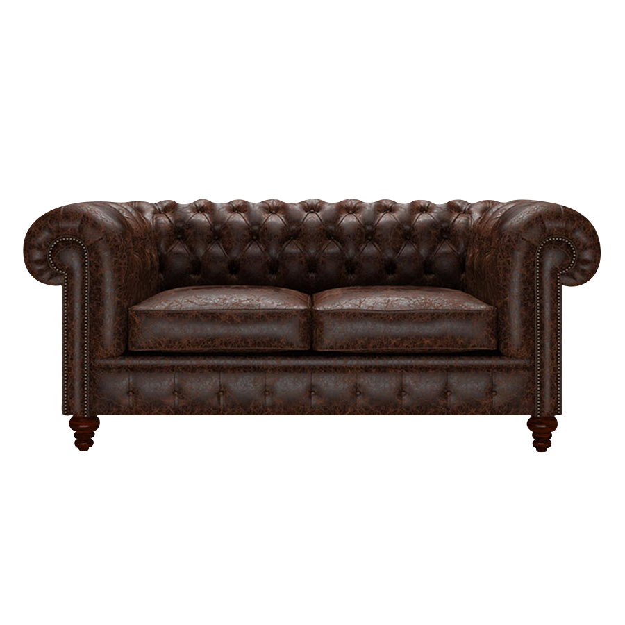 Raleigh 2 Sits Chesterfield Soffa Tudor Mahogany
