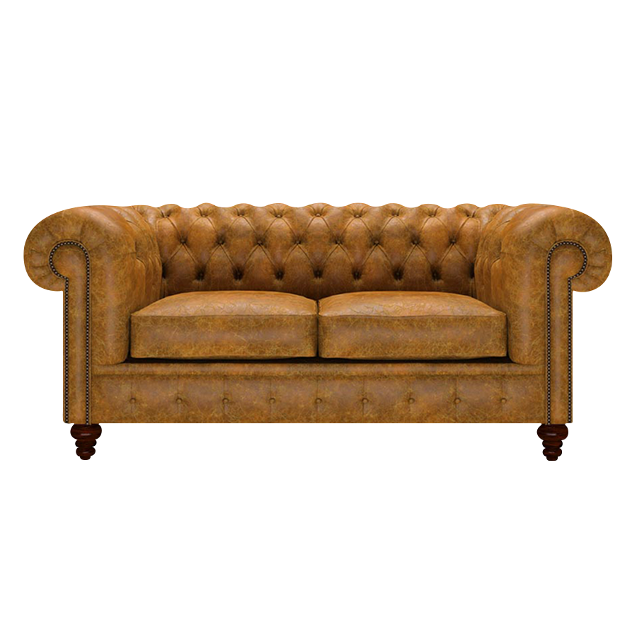 Raleigh 2 Sits Chesterfield Soffa Tudor Mustard