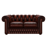 Shackleton 2 Sits Chesterfield Soffa Antique Chestnut