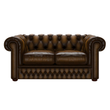 Shackleton 2 Sits Chesterfield Soffa Antique Gold