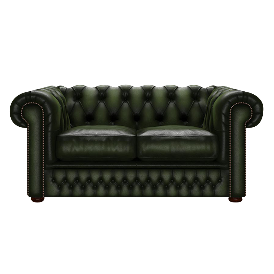 Shackleton 2 Sits Chesterfield Soffa Antique Green