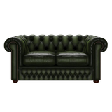 Shackleton 2 Sits Chesterfield Soffa Antique Green