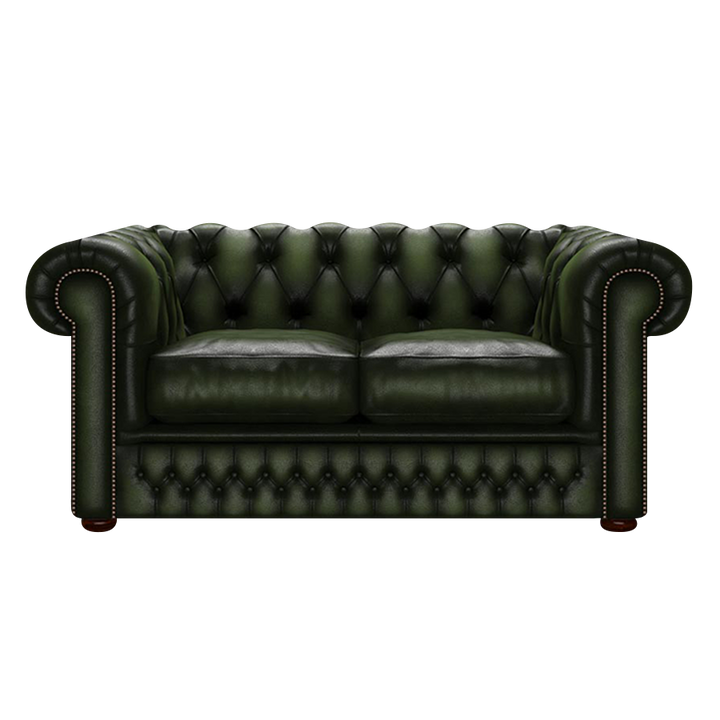 Shackleton 2 Sits Chesterfield Soffa Antique Green