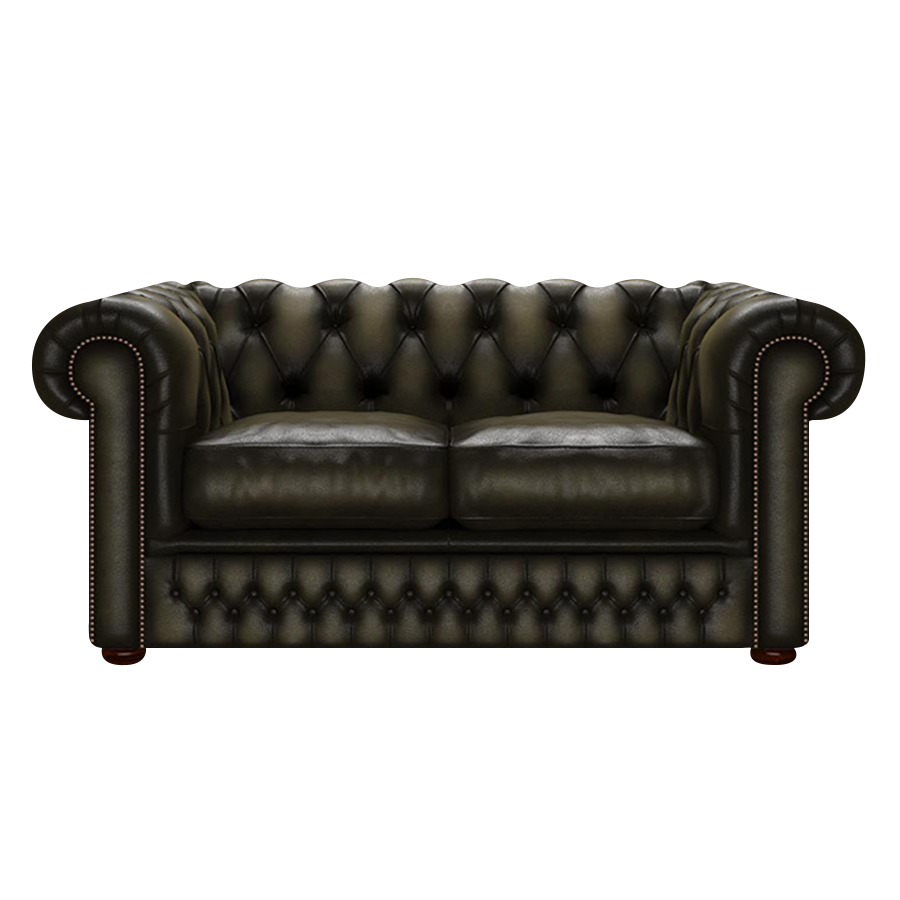 Shackleton 2 Sits Chesterfield Soffa Antique Olive