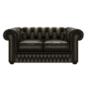Shackleton 2 Sits Chesterfield Soffa Antique Olive