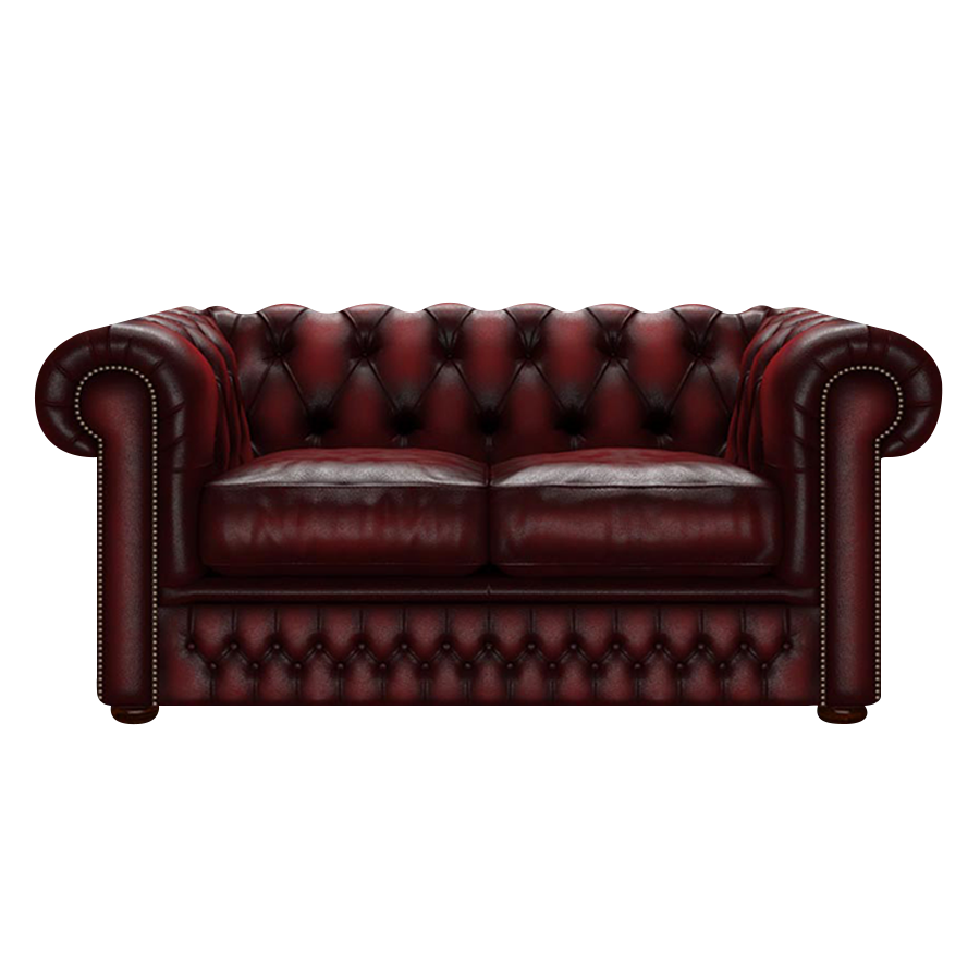 Shackleton 2 Sits Chesterfield Soffa Antique Red