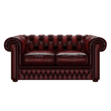 Shackleton 2 Sits Chesterfield Soffa Antique Red
