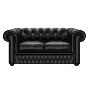 Shackleton 2 Sits Chesterfield Soffa Birch Black