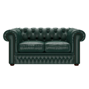 Shackleton 2 Sits Chesterfield Soffa Birch Forest Green