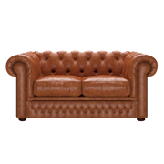 Shackleton 2 Sits Chesterfield Soffa Old English Bruciato