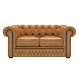 Shackleton 2 Sits Chesterfield Soffa Old English Buckskin