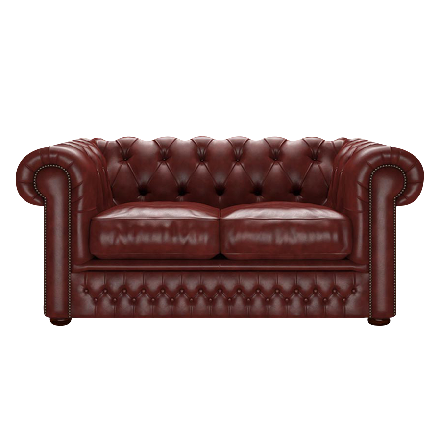 Shackleton 2 Sits Chesterfield Soffa Old English Chestnut