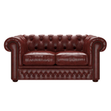 Shackleton 2 Sits Chesterfield Soffa Old English Chestnut
