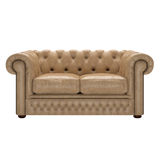 Shackleton 2 Sits Chesterfield Soffa Old English Parchment