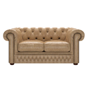 Shackleton 2 Sits Chesterfield Soffa Old English Parchment