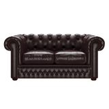 Shackleton 2 Sits Chesterfield Soffa Old English Smoke